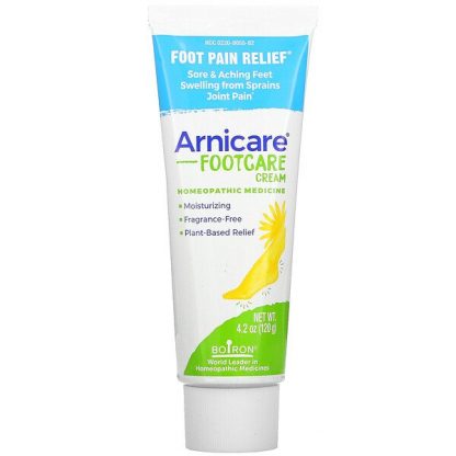 Boiron, Arnicare Footcare Cream, Foot Pain Relief, 4.2 oz (120 g)