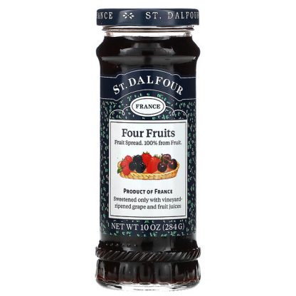 St. Dalfour, Deluxe Four Fruits Spread, 10 oz (284 g)