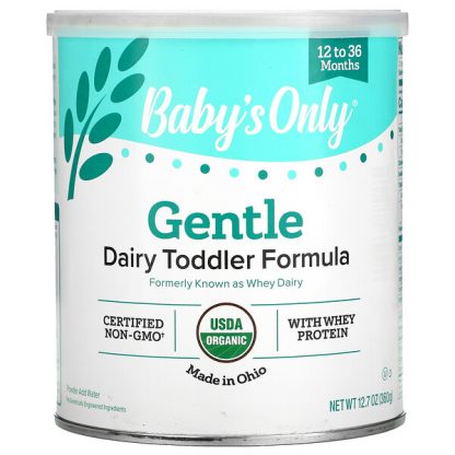 Nature's One, Baby's Only, Gentle Dairy Toddler Formula With Whey Protein, 12.7 oz (360 g)