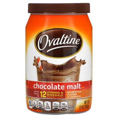 Ovaltine, Chocolate Malt Mix, 12 oz (340 g)