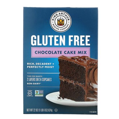 King Arthur Flour, Chocolate Cake Mix, Gluten Free, 22 oz (624 g)