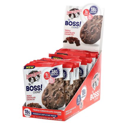 Lenny & Larry's, The BOSS Cookie, Triple Chocolate Chunk, 12 Cookies, 2 oz (57 g) Each