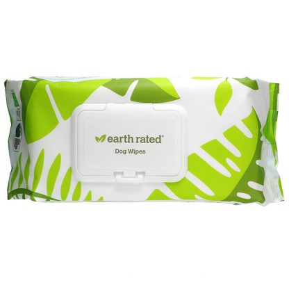 Earth Rated, Dog Wipes, Unscented, 100 Wipes