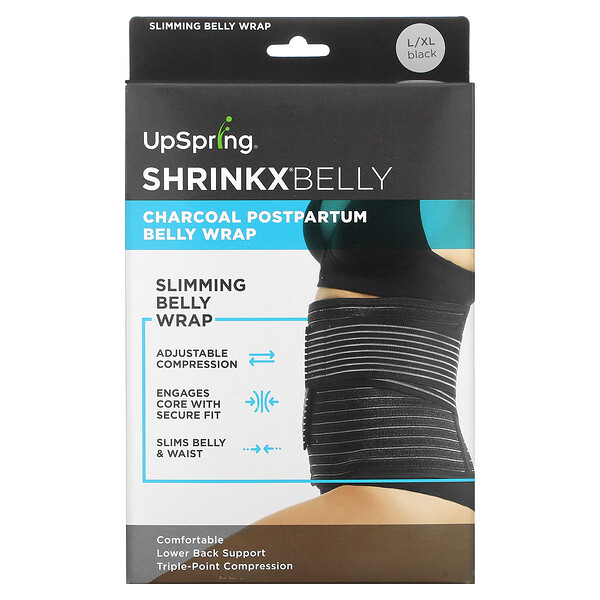 UpSpring Upspring Shrinkx Belly Charcoal Postpartum Belly Wrap