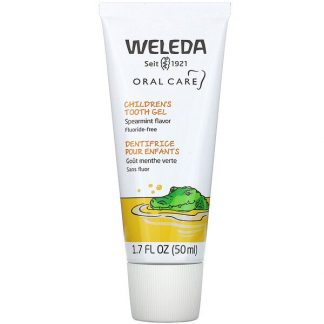 Weleda, Children's Tooth Gel, Spearmint Flavor, 1.7 fl oz (50 ml)