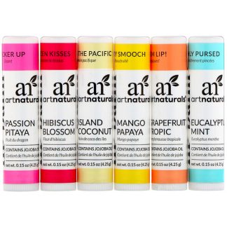 Artnaturals, Lip Balm Set, 6 Lip Balms, 0.15 oz (4.25 g) Each