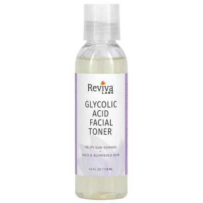 Reviva Labs, Glycolic Acid Facial Toner, 4 fl oz (118 ml)