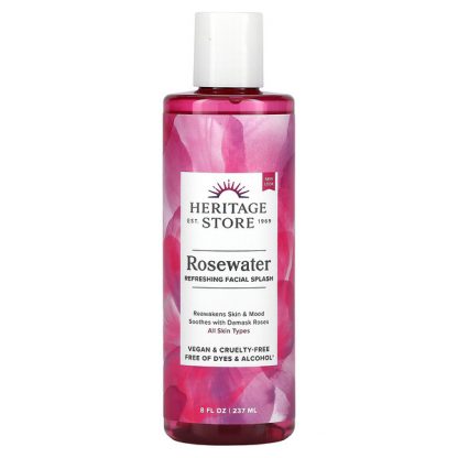 Heritage Store, Rosewater, Refreshing Facial Splash, 8 fl oz (237 ml)