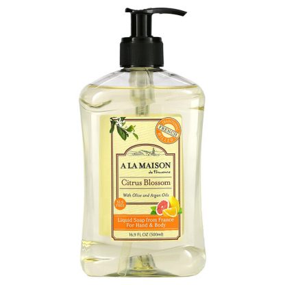 A La Maison de Provence, Liquid Soap For Hand & Body, Citrus Blossom, 16.9 fl oz (500 ml)