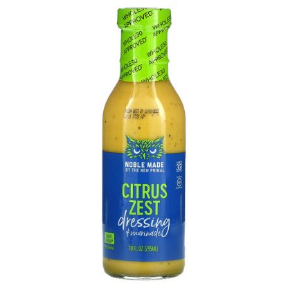 The New Primal, Dressing & Marinade, Citrus Zest, 10 fl oz (295 ml)