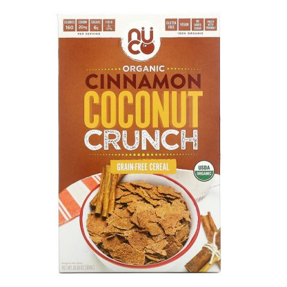 NUCO, Organic Cinnamon Coconut Crunch, Grain-Free Cereal, 10.58 oz (300 g)