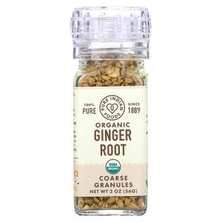 Pure Indian Foods, Organic Ginger Root, Coarse Granules, 2 oz (56 g)