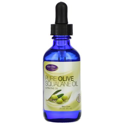 Life-flo, Pure Olive Squalane Oil, 2 fl oz (60 ml)