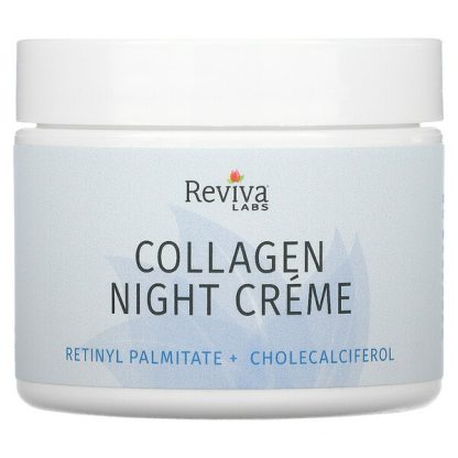 Reviva Labs, Collagen Night Creme, 2 oz (55 g)