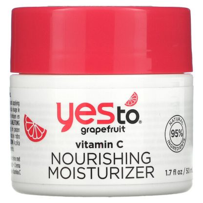 Yes To, Vitamin C Nourishing Moisturizer, Grapefruit, 1.7 fl oz (50 ml)