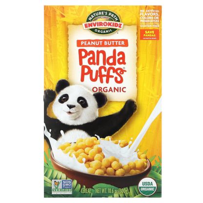 Nature's Path, EnviroKidz, Organic Peanut Butter Panda Puffs, 10.6 oz (300 g)