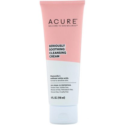 Acure, Seriously Soothing, Cleansing Cream, 4 fl oz (118 ml)