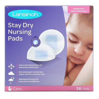 Lansinoh, Stay Dry Nursing Pads, 36 Pads