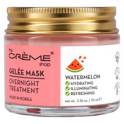 The Creme Shop, Gelee Beauty Mask, Overnight Treatment, Watermelon, 2.36 oz (70 ml)