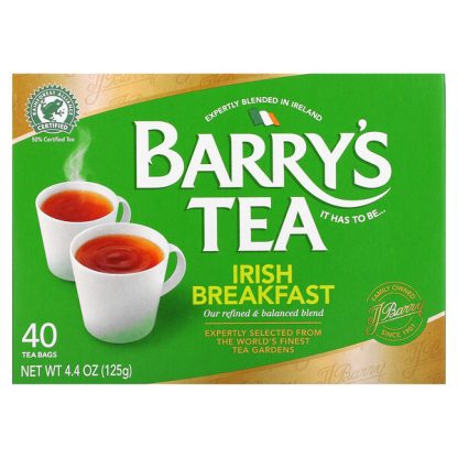 Barry's Tea, Irish Breakfast Tea, 40 Tea Bags, 4.40 oz (125 g)