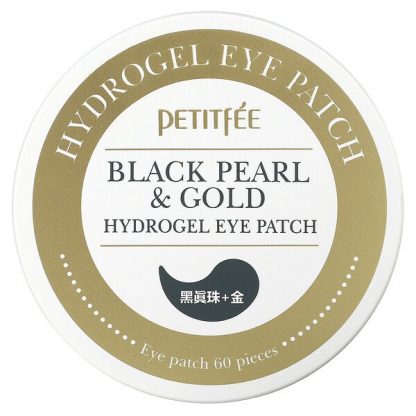 Petitfee, Black Pearl & Gold Hydrogel Eye Patch, 60 Patches