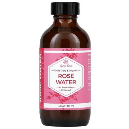 Leven Rose, 100% Pure & Organic, Rose Water, 4 fl oz (118 ml)