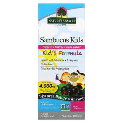 Nature's Answer, Sambucus Kid's Formula, 4,000 mg, 4 fl oz (120 ml)