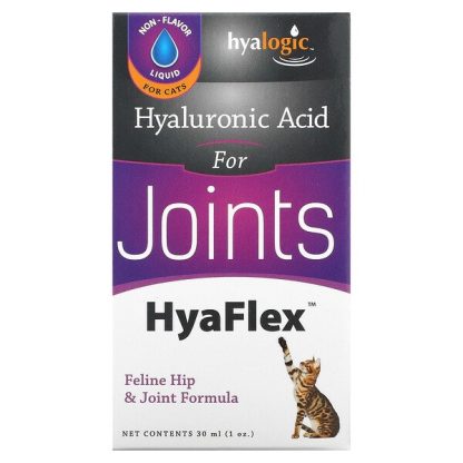 Hyalogic, HyaFlex For Cats, Hyaluronic Acid For Joints, 1 oz (30 ml)