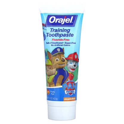 Orajel, Paw Patrol Training Toothpaste, Fluoride Free, Fruity Fun, 1.5 oz (42.5 g)