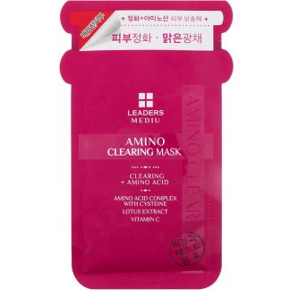 Leaders, Mediu, Amino Clearing Beauty Mask, 1 Sheet, 25 ml