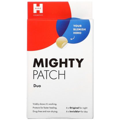 Hero Cosmetics, Mighty Patch Duo, 6 Original + 6 Invisible Patches