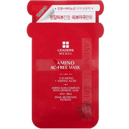 Leaders, Mediu, Amino AC-Free Beauty Mask, 1 Sheet, 25 ml