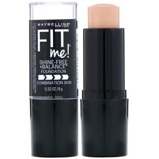 Maybelline, Fit Me, Shine-Free + Balance Stick Foundation, 120 Classic Ivory, 0.32 oz (9 g)