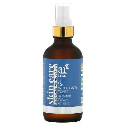 Artnaturals, Luxe, Witch Hazel Toner, Rejuvenating Jojoba Oil, 4 fl oz (118 ml)