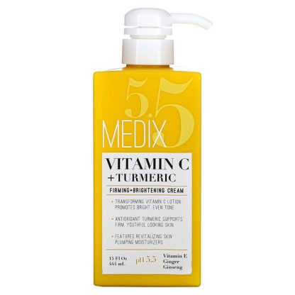 Medix 5.5, Vitamin C + Turmeric, Firming + Brightening Cream, 15 fl oz (444 ml)