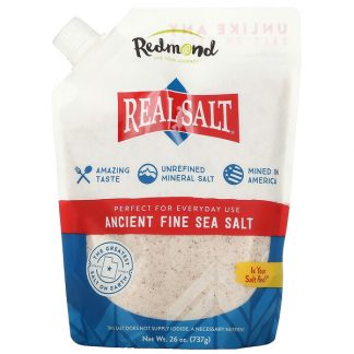 Redmond Trading Company, Real Salt, Ancient Fine Sea Salt, 26 oz (737 g)