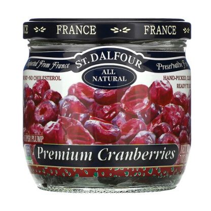 St. Dalfour, Super Plump Premium Cranberries, 7 oz (200 g)