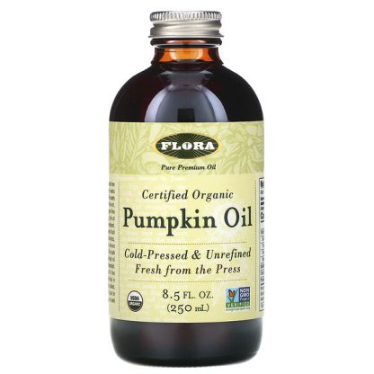 Flora, Certified Organic Pumpkin Oil, 8.5 fl oz (250 ml)