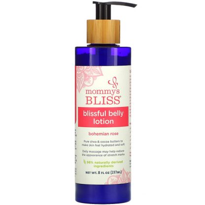 Mommy's Bliss, Blissful Belly Lotion, Bohemian Rose, 8 fl oz (237 ml)