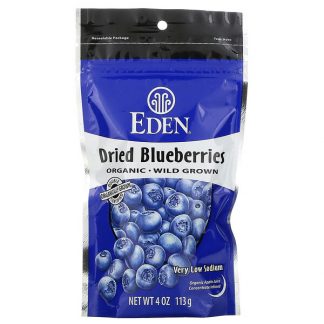 Eden Foods, Organic, Dried Blueberries, 4 oz (113 g)