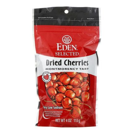 Eden Foods, Selected, Dried Cherries Montmorency Tart, 4 oz (113 g)