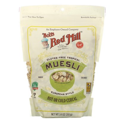 Bob's Red Mill, Muesli, Tropical, Gluten Free, 14 oz (397 g)