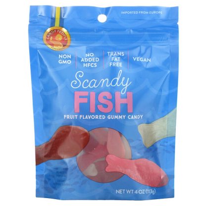 Candy People, Scandy Fish, Fruit, 4 oz (113 g)