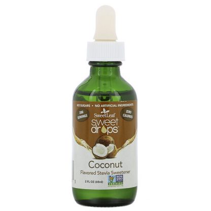 Wisdom Natural, SweetLeaf Sweet Drops, Coconut, 2 fl oz (60 ml)