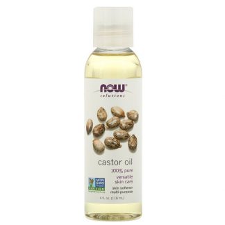 NOW Foods, Solutions, Castor Oil, 4 fl oz (118 ml)