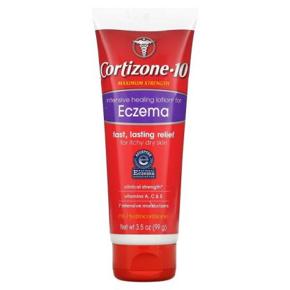 Cortizone 10, Intensive Healing Lotion For Eczema, Maximum Strength, 3.5 oz (99 g)