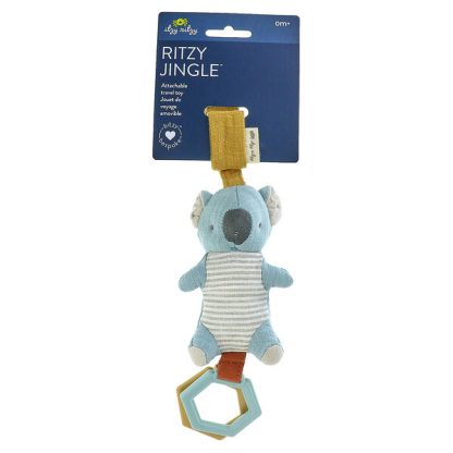 itzy ritzy, Ritzy Jingle, Attachable Travel Toy, 0+ Months, Koala, 1 Toy