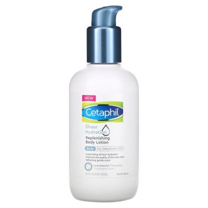 Cetaphil, Replenishing Body Lotion, Sheer Hydration, 8 fl oz (236 ml)