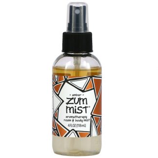 ZUM, Zum Mist, Aromatherapy Room & Body Mist, Amber, 4 fl oz (118 ml)