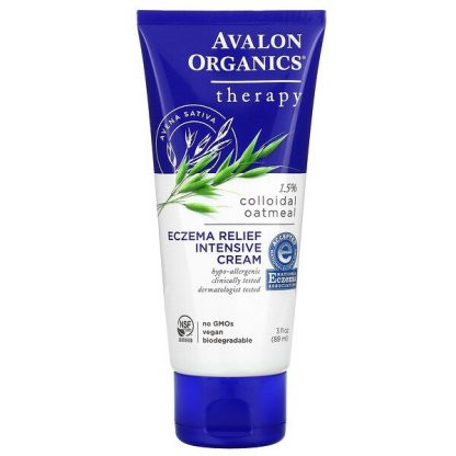 Avalon Organics, Eczema Relief Intensive Cream, 3 fl oz (89 ml)